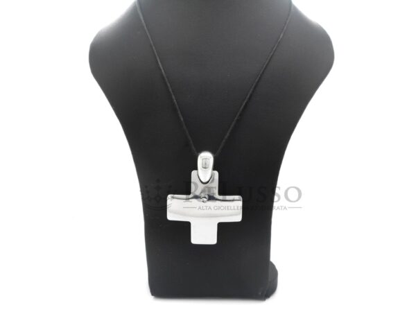 Ciondolo Dodo Croce grande in argento sterling 925 foto10