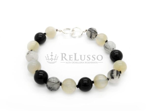 Bracciale bead Tiffany Paloma Picasso con pietre dure in argento sterling foto3