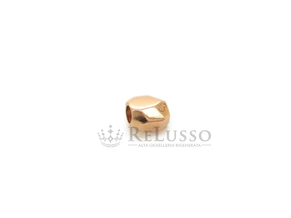 Componente Pepita Dodo in oro rosa 9kt