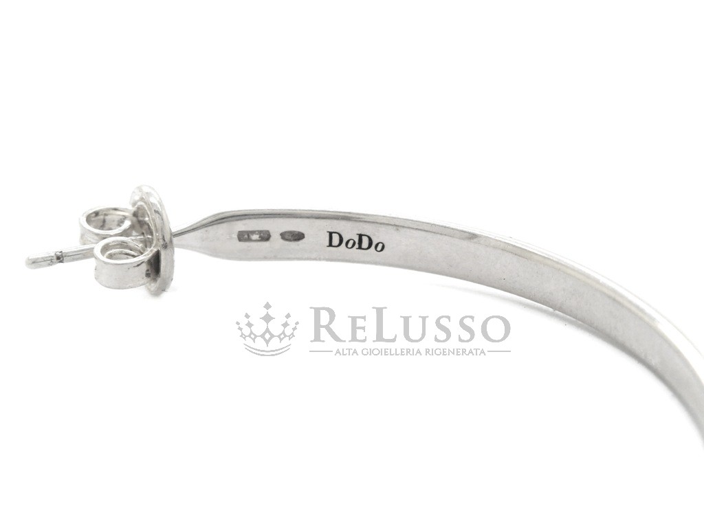 Orecchini Dodo Hoop Essentials a cerchio in argento e oro rosa 9kt