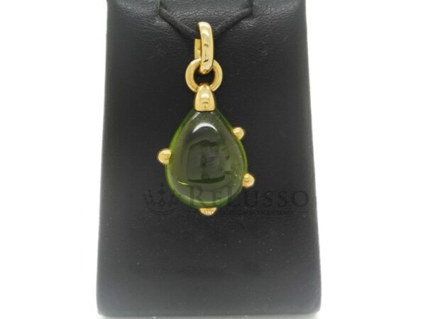 Pendente Pomellato Griffe con Peridoto in oro giallo. foto1