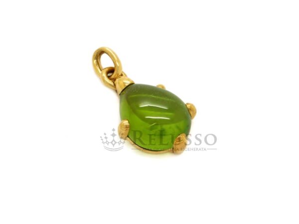 Pendente Pomellato Griffe con Peridoto in oro giallo. foto7