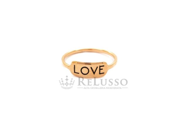 Anello Dodo Love in oro rosa 9kt. foto10